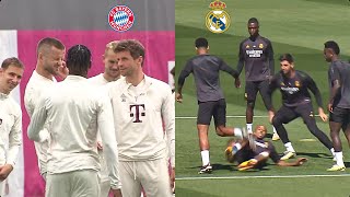 REAL MADRID vs BAYERN MUNICH | Side by Side Training Comparison