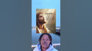 "Whoever denies Me before men, I will also deny him before My Father who is in heaven."