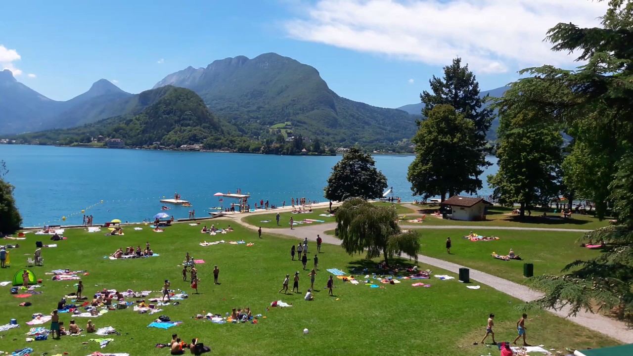 Plage de Talloires - YouTube