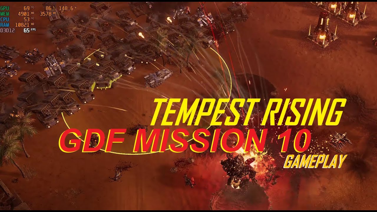 C & C Tempest Rising Mission 10 || The Fall Of Alexandria || GDF - YouTube
