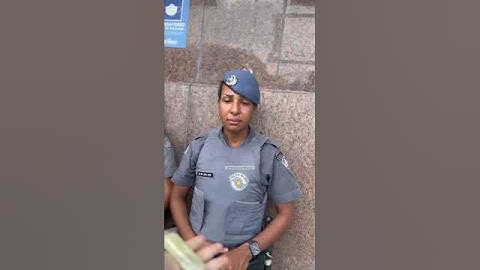 Olha só a reação da Policial Militar 😱 #Shorts