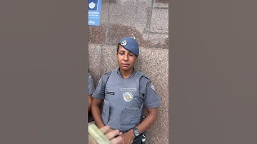 Olha só a reação da Policial Militar 😱 #Shorts