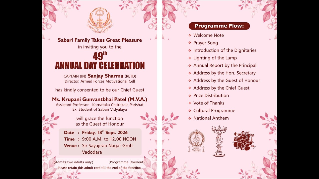 49TH ANNUAL DAY CELEBRATION