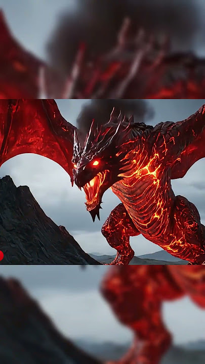 🔥 Ancient Fire Dragon Rises from the Volcano 🌋🐉 | Epic Cinematic Short