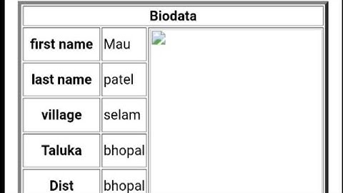 How to make biodata in html || How to create biodata in html || #html #htmltutorial #htmlcss