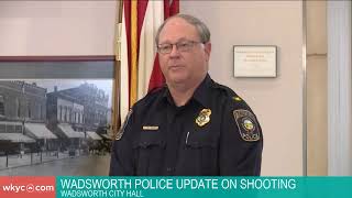 Wadsworth police update on city hall shooting