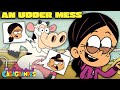 Ronnie Anne and Carl Wear a COW Costume! 🐮 'An Udder Mess' | The Casagrandes