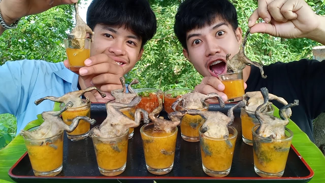 อึ่งช็อต!!! อึ่งไชโย มิติใหม่กับการกินอึ่ง กินทั้งตัวยกซดทั้งแก้ว สุดจัด. | สรุปข้อมูลเกมส์ ปรุง อาหารล่าสุด