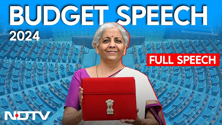 Nirmala Sitharaman Budget Speech | Union Budget 2024 | Nirmala Sitharaman LIVE | Union Budget 2025