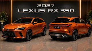 New Lexus Rx 350 2027 Stunning Design Premium Features