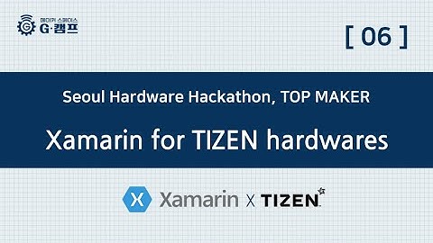 Tutorials, Xamarin for TIZEN Hardwares - 0016