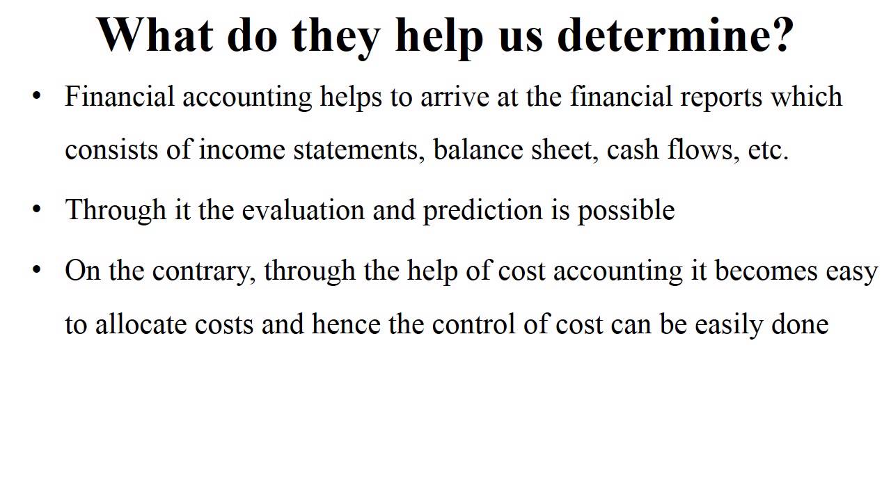 Difference Between Cost Accounting And Financial Accounting YouTube difference-between-cost-accounting-and-financial-accounting-youtube