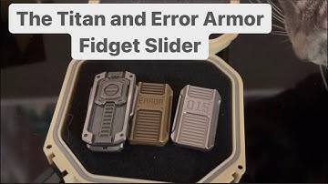 Unboxing Wanwu Fidget Sliders! The Titan and Error Armor Slider.