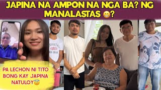 JAPINA NA MISS DAW NI INDA AT TECH POREN😁| TITO BONG NAG PA WELCOME PARTY KAY JAPINA ,REGALO LECHON😇