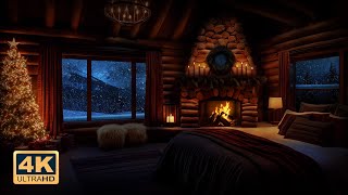 🔥 Christmas Cabin Ambience 2023 - Fire burning w/ Snowstorm Outside for Christmas, Winter Sounds by Relax Night and Day - Beautiful Nature & Sounds 3,623 views 4 months ago 10 hours