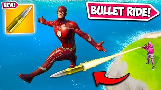 *0.001% CHANCE* Riding a SNIPER BULLET!! - Fortnite Funny Fails and WTF Moments! 1180