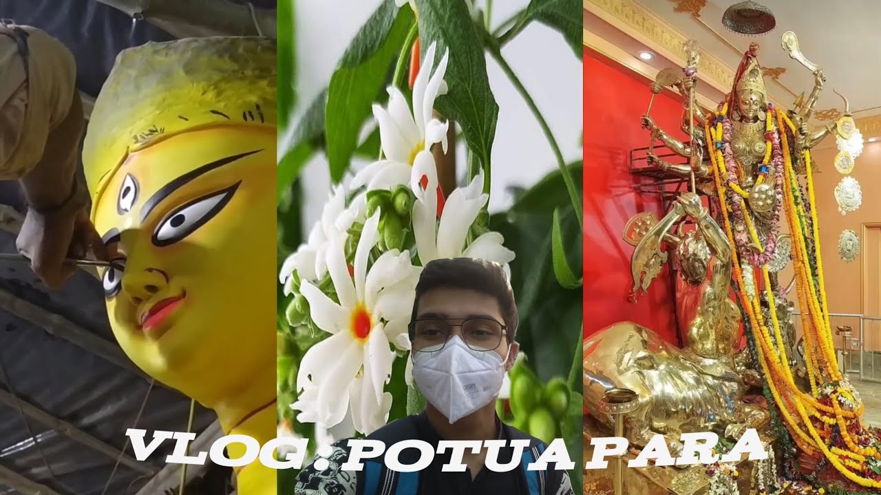 মহালয়ার বিকালে গেলাম পটুয়া পাড়া❤️🌼 || Mahalaya || Durga Puja 2021 || Kut Kando