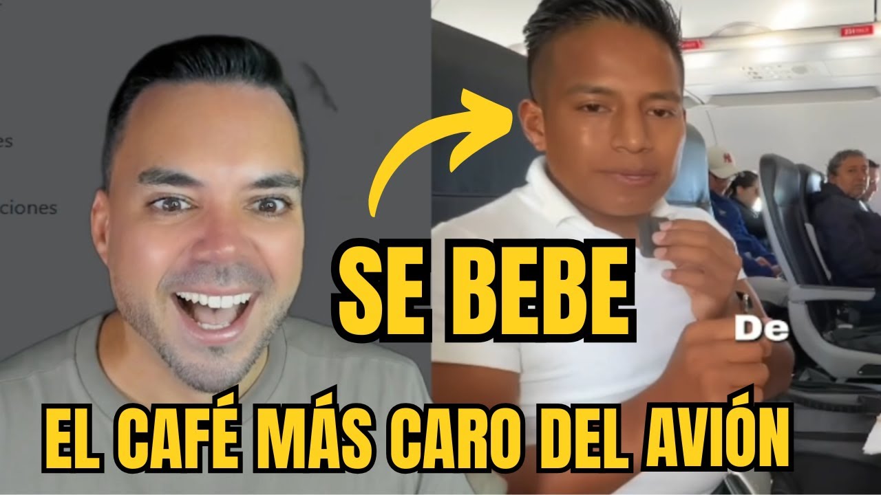 SHOW de un ALUMNO DE LLADOS al pedirse el CAFÉ MÁS CARO DEL AVIÓN