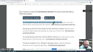 Comma tip 1 Introductory Elements
