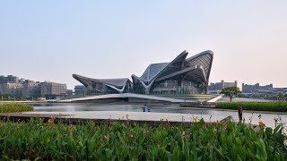 Zaha Hadid Architects references migratory birds for Zhuhai Jinwan Civic Art Centre