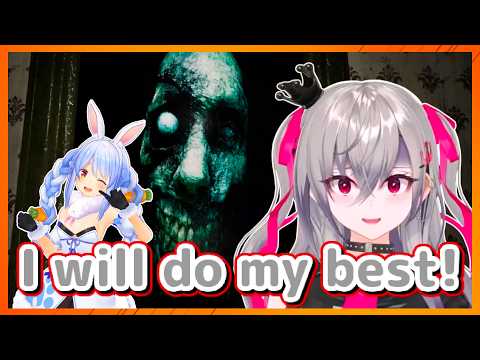 Riona Struggles Through the Horror Game Pekora Gave Her (But Keeps Going) ૮₍ ˃ ⤙ ˂ ₎ა