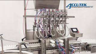 Automatic Piston Filling Machines - Piston Filler - Accutek Packaging Equipment Companies