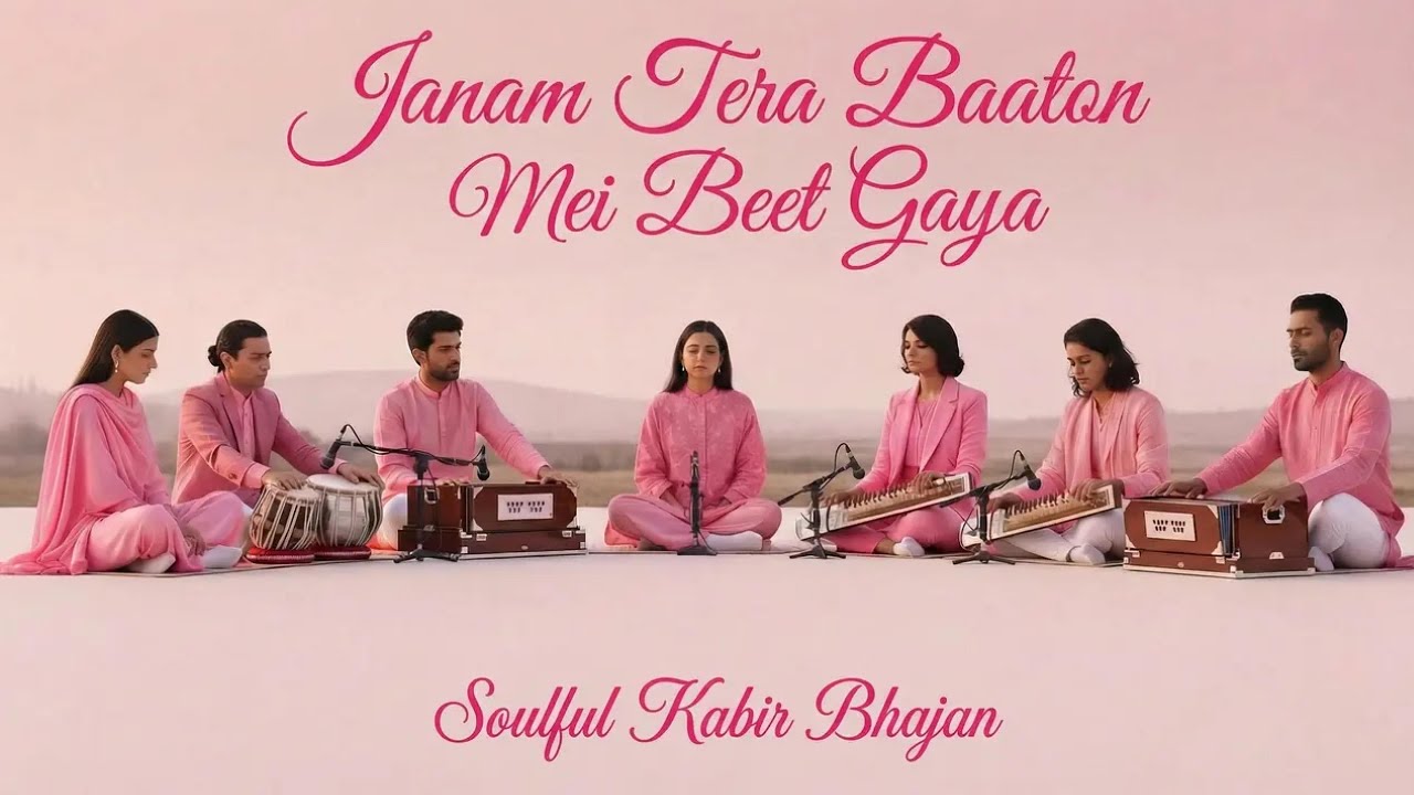 Kabir Bhajan | सुकून भरा कबीर भजन | जनम तेरा बातों ही बीत गयो | Nirgun bhajan | Kabir Life lessons