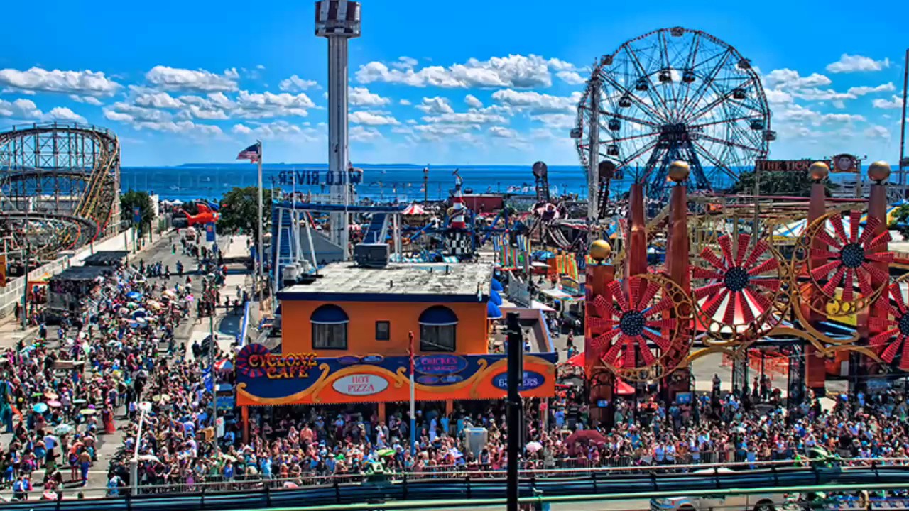 Парк развлечений в нью йорке