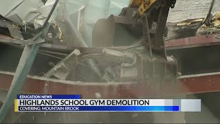 Highlands gym demolition