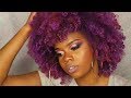 Dying Natural Hair Purple
