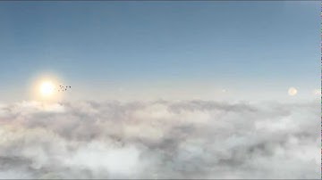 Flying above the clouds - After Effects