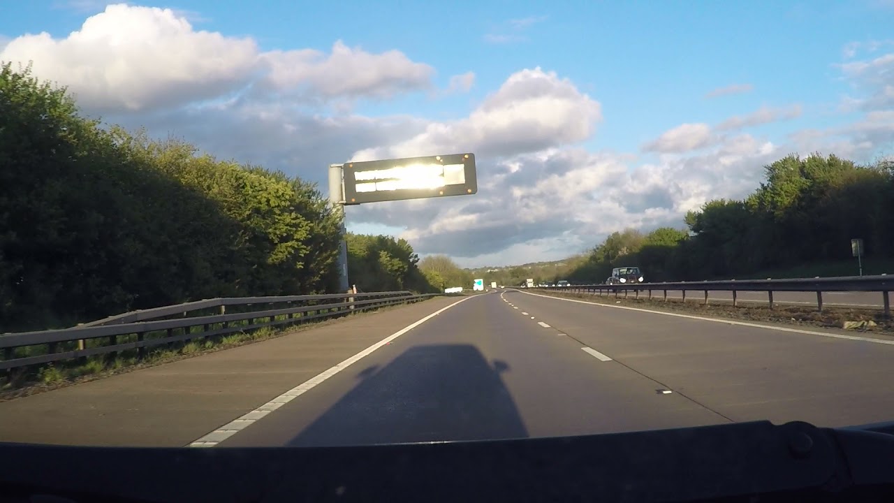 UK Motorways - M54 Eastbound J3 to M6