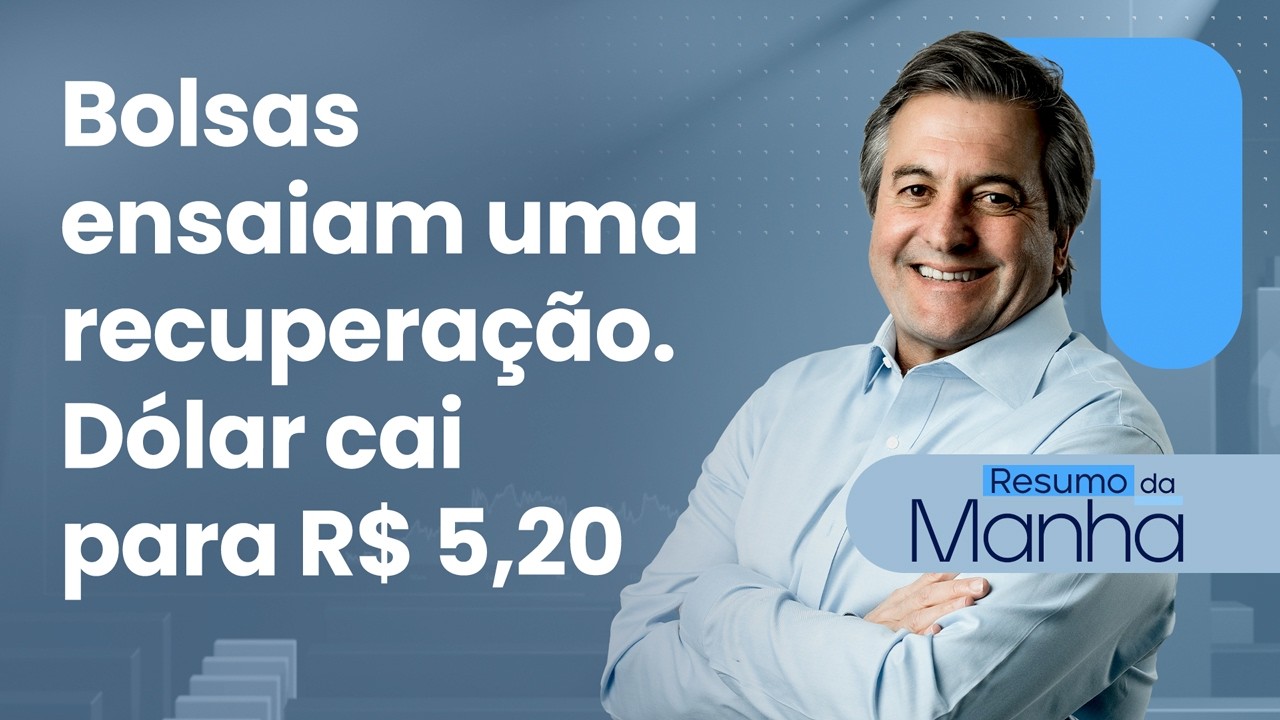 🔴 04/03/26 Bolsas ensaiam uma recuperação | Dólar cai para R$ 5,20 | Resumo da Manhã