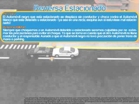 CHOQUE POR REVERSA ESTACIONADO seguro social