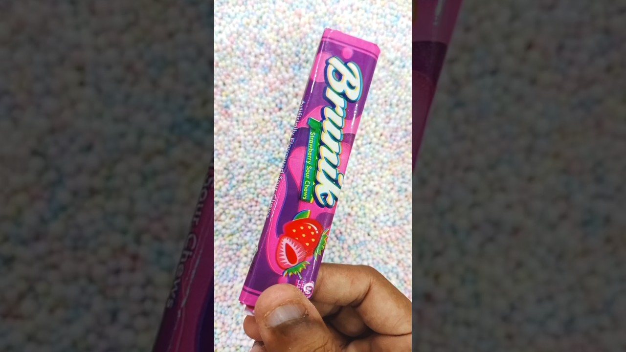 Brunik Strawberry 🍓🍓 Sour Chews Candy