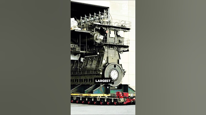 The Biggest Engine In The World 🙄  2400 Ton RT-flex96C