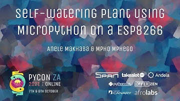 Building a self-watering plant using Micropython on a WiFi-enabled Arduino ESP8266