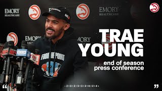 Trae Young 2024 End-of-Season Press Conference