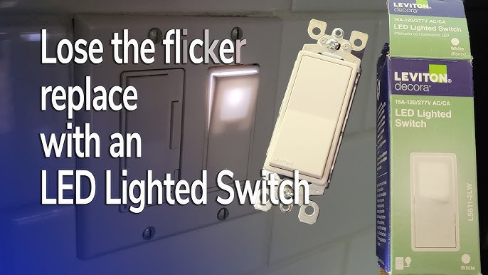 LED Illuminated Switches by Leviton