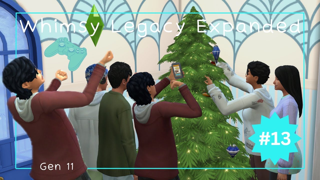 🎄 празднуем зимний праздник 🎄 | Whimsy Stories РАСШИРЕННОЕ Legacy Challenge | Gen 11 | Ep 13 | Si...