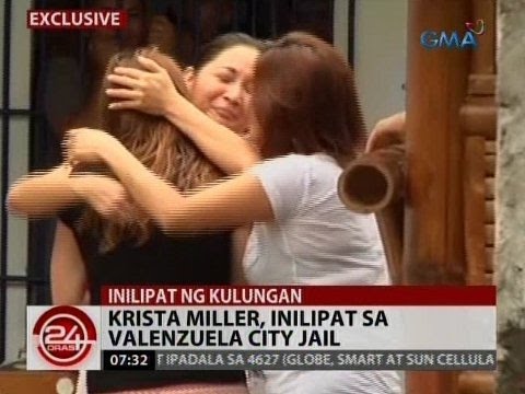 24 Oras: Krista Miller, inilipat sa Valenzuela City Jail