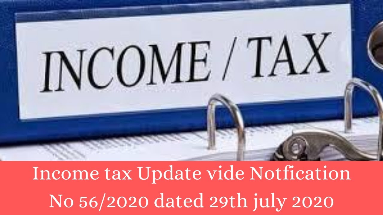 Notification No 56/2020 dt 29.7.2020 - YouTube
