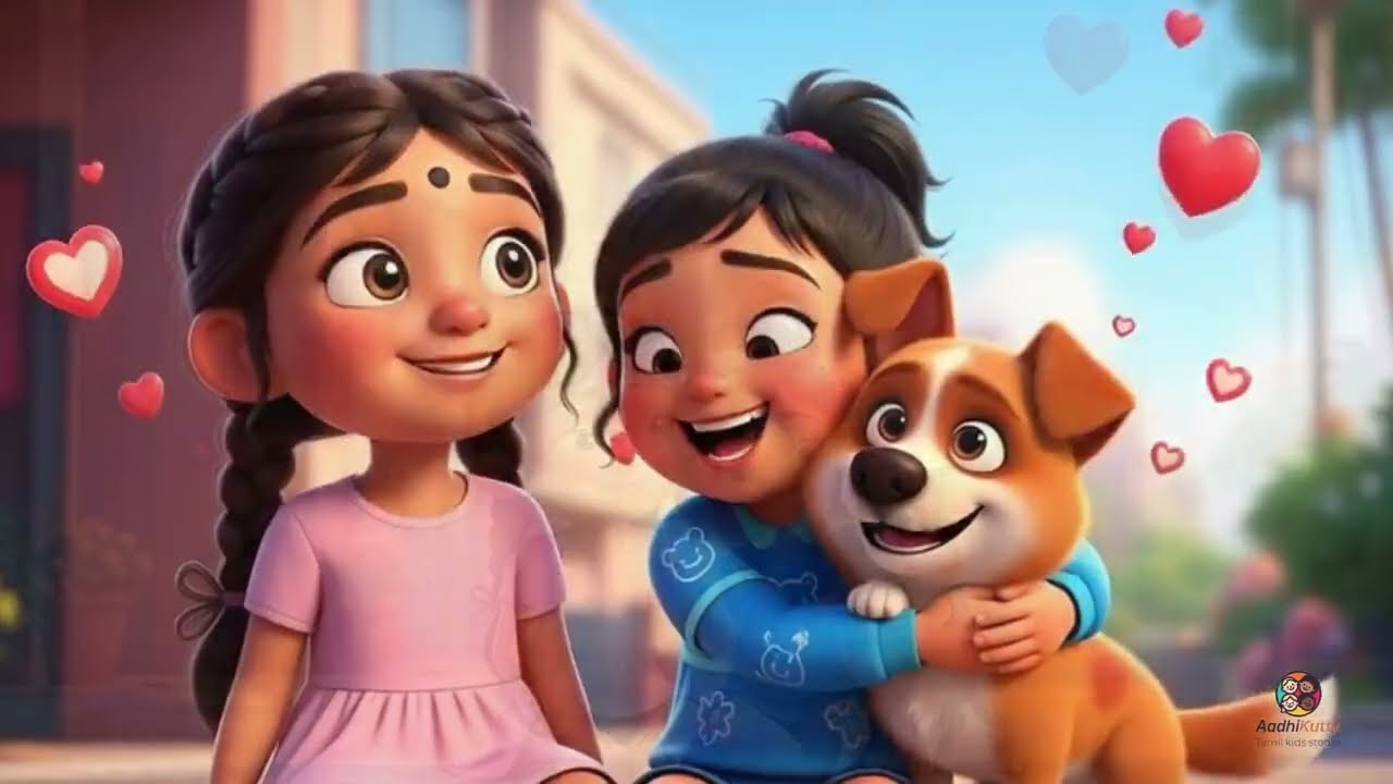 A Brave Dog Saves Two Sisters 🐶💖 | Kids Moral Story Tamil