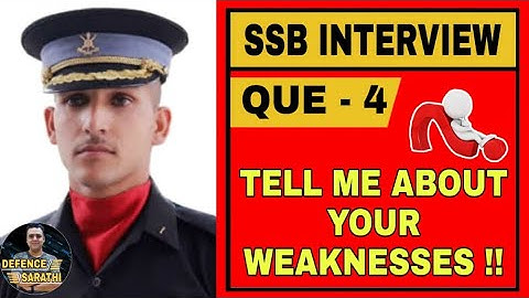 SSB Interview: Whats are your weaknesses 😨😨|NDA Goosebumbs