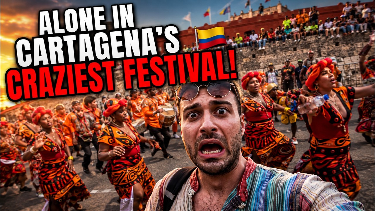 I Went to Cartagena's Craziest Festival Alone π¨π΄
