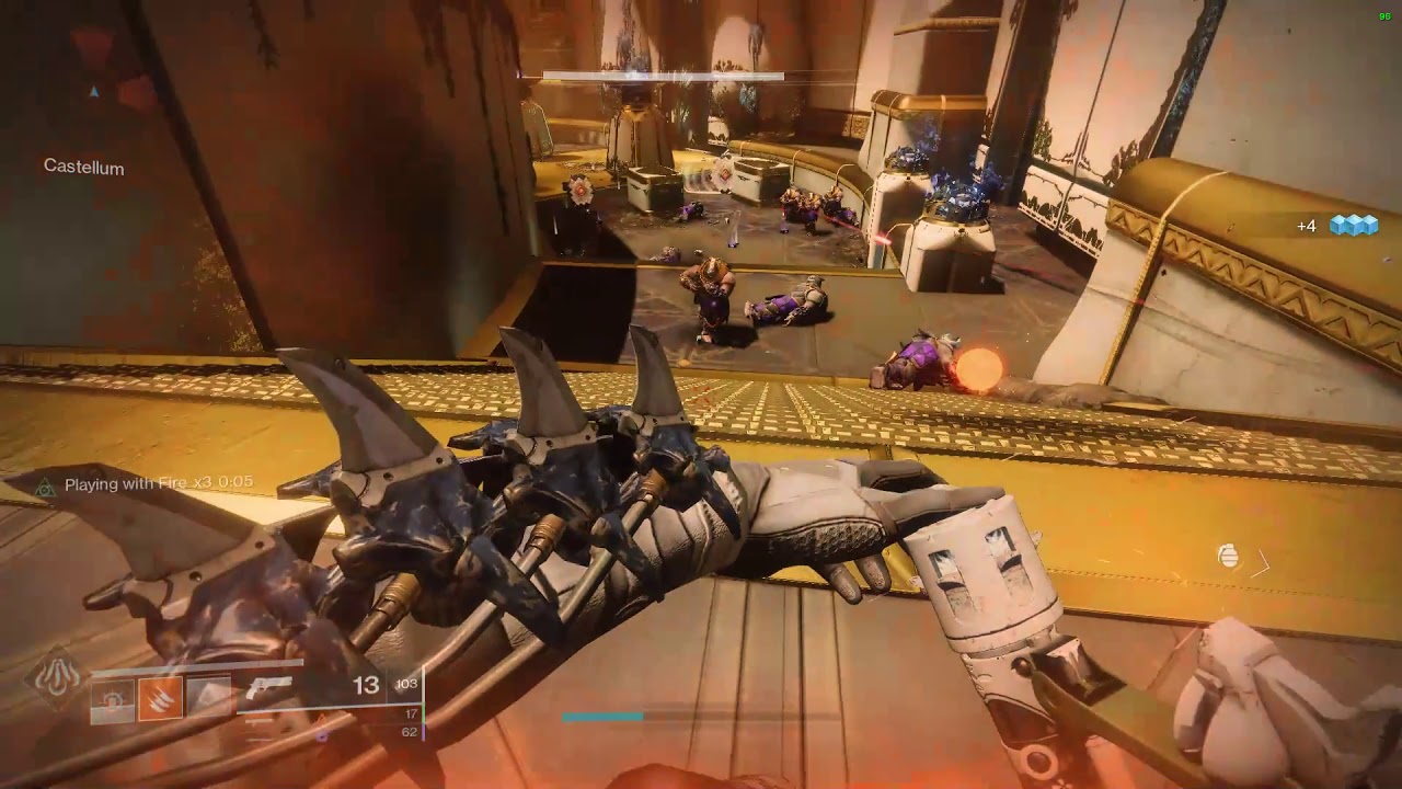 hunter - blade barrage build test 2 - weapons only to detonate warmid cells