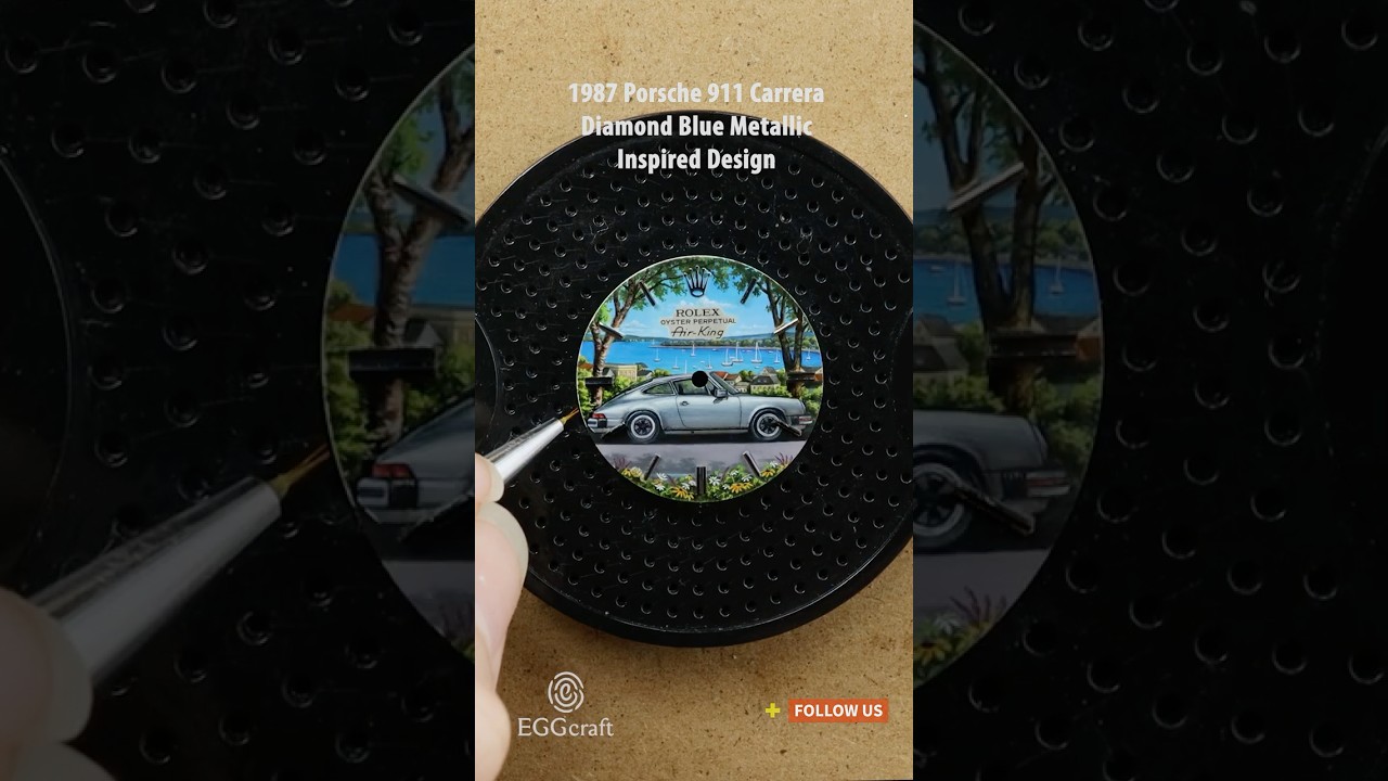 Hand-painted 1987 Porsche 911 Carrera – Diamond Blue Metallic 