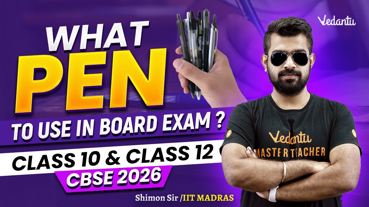Best Pen for CBSE Board Exam 2026 Class 10 & 12 | Must Watch 🔥Shimon Sir