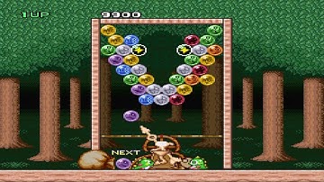 Bust-A-Move (SNES, 1995) [Level 1 - 50] Longplay
