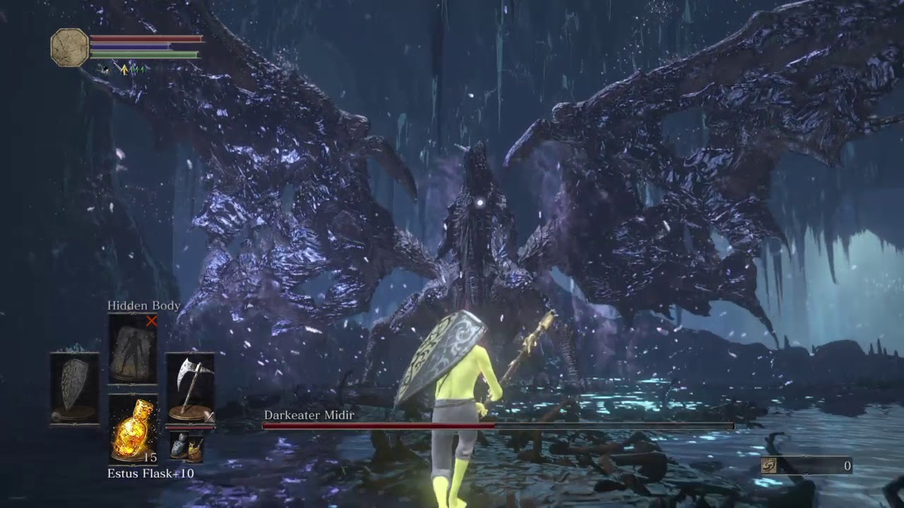 Dark Souls 3 Darkeater Midir SL1 Damageless - Flawless Kill - YouTube